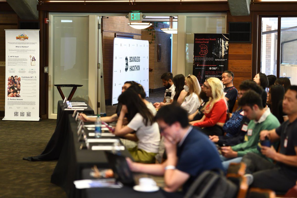 nautilus_chain's tweet photo. 🌟 Missed the exciting moments at the Boundless Hackathon @ Stanford? We've got you covered!

Check out the recap video of this incredible event, co-hosted by #NautilusChain, @Zebec_HQ, and @rootzlabs!

🎥 Watch the highlights and witness the groundbreaking innovations brought to life: https://t.co/ictyUg3WcD

#BoundlessHackathon #Stanford #Innovation #Tech #Recap
