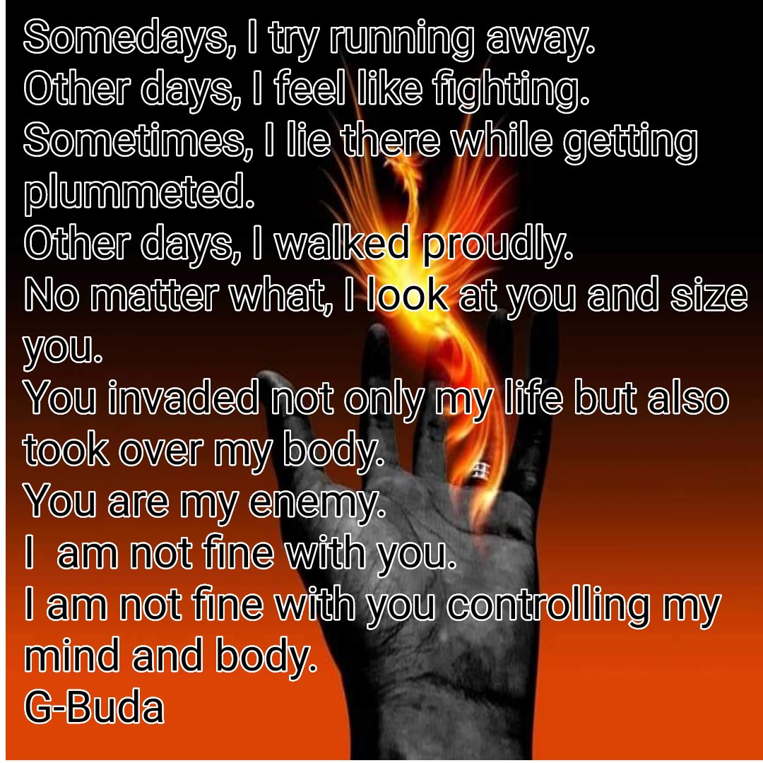 #awareness #msfamily #spoonie #budaswarriors #depression #anxiety #mentalhealthadvocate #invisibledisease #spoonie #invisibleillness #chronicpain