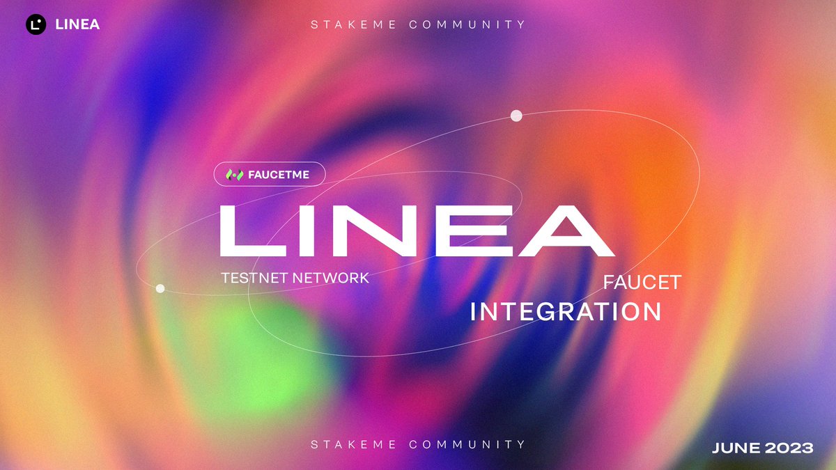 stakeme_pro's tweet photo. Great news💥
The faucet from STAKEME team now gives out more test LineaETH：
Default is 0.25
Who perform Zelay tasks 0.5
Have a good time https://t.co/UZyUjXvtSD