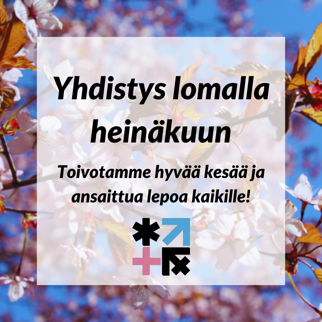 Trans ry on heinäkuun ajan ansaitulla kesälomalla. Elokuussa ja loppuvuonna on runsaasti tehtävää.
Nyt toivotamme hyvää kesää ja muistutamme levon tärkeydestä jokaiselle!