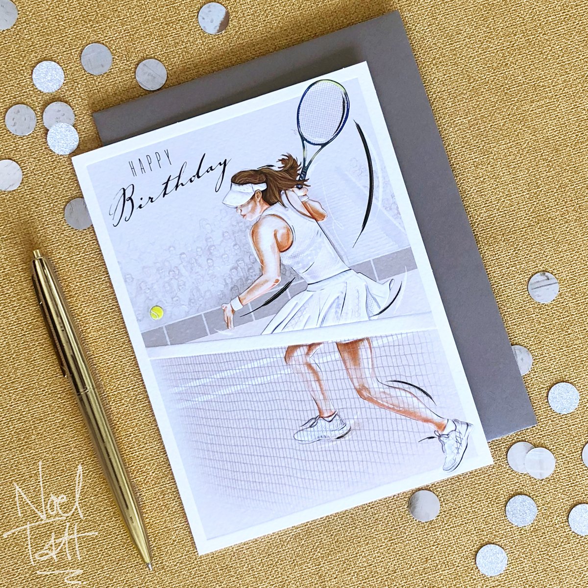 Time to get into the swing of things as Wimbledon starts today! 🎾 🎉 #wimbledon #tennis #greetingcards #NoelTattGroup #cards #aspire