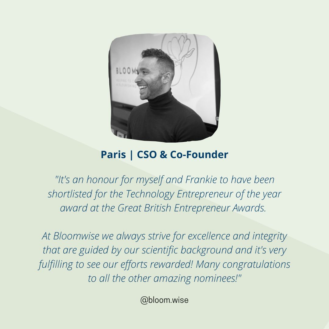 Bloomwise (@bloomwise1) on Twitter photo โจWe have been named as a finalist in The Great British Entrepreneur Awards! We're thrilled to be recognised for our efforts and commitment to continuing to deliver effective mental health solutions for the modern workplace!
#GBEA2023 #EntrepreneurAward <a href="/EntrepreneursGB/">Great British Entrepreneur Awards & Community</a> โจWe have been named as a finalist in The Great British Entrepreneur Awards! We're thrilled to be recognised for our efforts and commitment to continuing to deliver effective mental health solutions for the modern workplace!
#GBEA2023 #EntrepreneurAward <a href="/EntrepreneursGB/">Great British Entrepreneur Awards & Community</a>