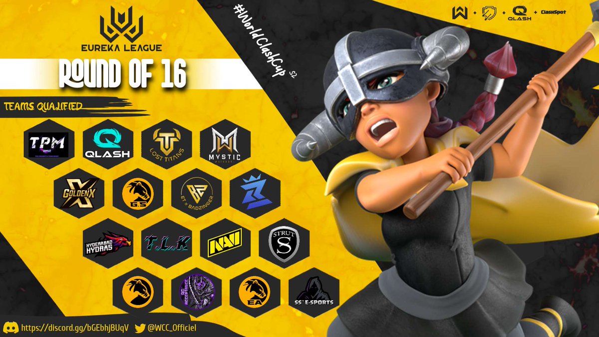 We're well into the competition, and the battle's heating up!
Here are the teams that have qualified for RO16 in the Eureka League 💥

Congratulations to all these teams