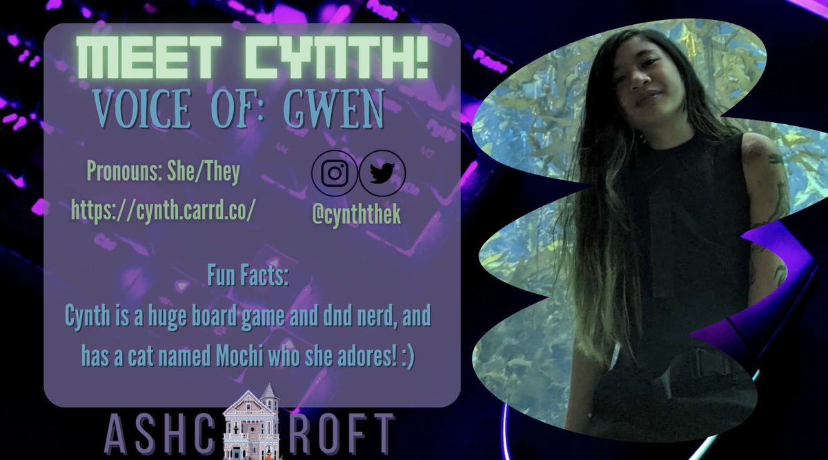 AshcroftGame's tweet photo. It's time to start announcing our #voiceover cast!! 🥳Go follow @CynththeK or visit https://t.co/7hZu6f13Hp, and keep an eye out for further introductions 👀

#horrorgame #voiceacting #voicecast #castannouncement #ashcroftgame #indiegamedev #horrorcommunity #bitsy #pixelart https://t.co/2lQ2Ntz5e8