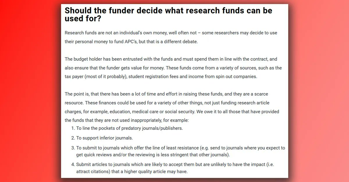 fake_journals's tweet photo. One way to address the issues of #PredatoryPublishing is for universities to say which journals their scholars CANNOT submit to. Moreover, the original  research funder should also have some say https://t.co/kptCiFpbAd https://t.co/dEXz7zaZZW