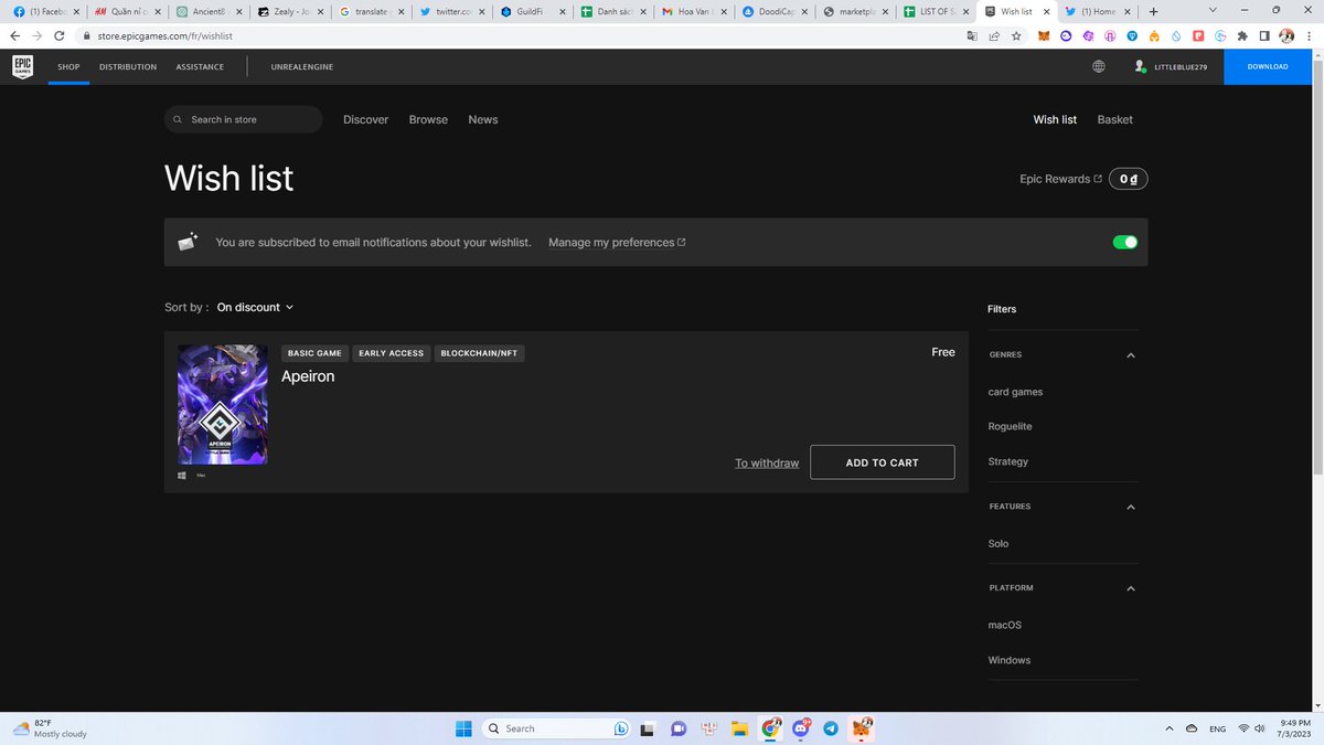 LittleblueCK's tweet photo. @ApeironNFT is now available on EPIC GAME STORE
Go check itttttttttttttttttttt
https://t.co/tMfjhERP18 https://t.co/K9zCkaflz2