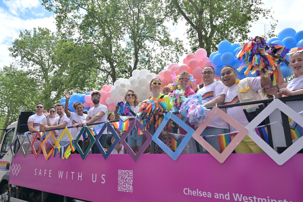 We are taking a look back at some of our favourite moments from #LondonPride2023. Over 50 members of staff took place in the London parade, proudly representing Chelsea and Westminster in our first ever Trust-wide float. @WestMidHospital