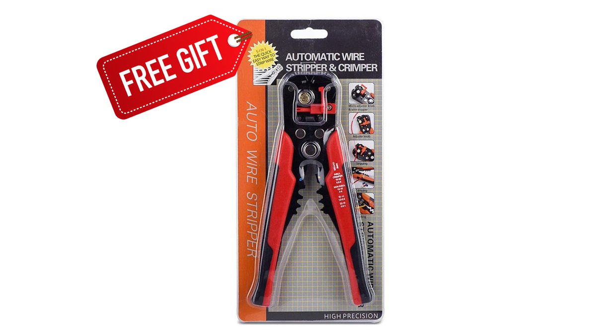 Receive a FREE wire stripper and cutter tool with any purchase of our Smart &amp; Wireless Light Switch Kits.
For a limited time only while stocks last.
Visit: bit.ly/3JGWqYr