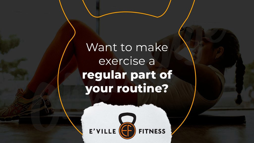 Want to make exercise a regular part of your routine? Start by setting achievable goals and creating a plan. Remember to celebrate your successes and keep pushing yourself to reach new goals. You've got this!

#FitnessGoals #HealthyHabits #MotivationMonday