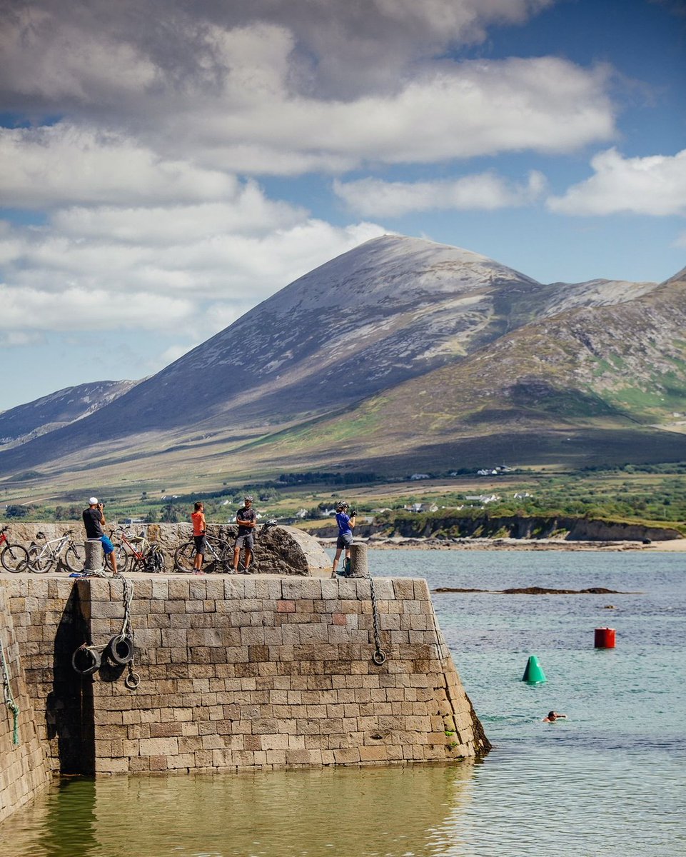 WestportIreland's tweet photo. Cycle from Westport to Old Head Beach and jump in the sea after all that peddling! 

📸 @amayophotography https://t.co/48EJ6yimfG