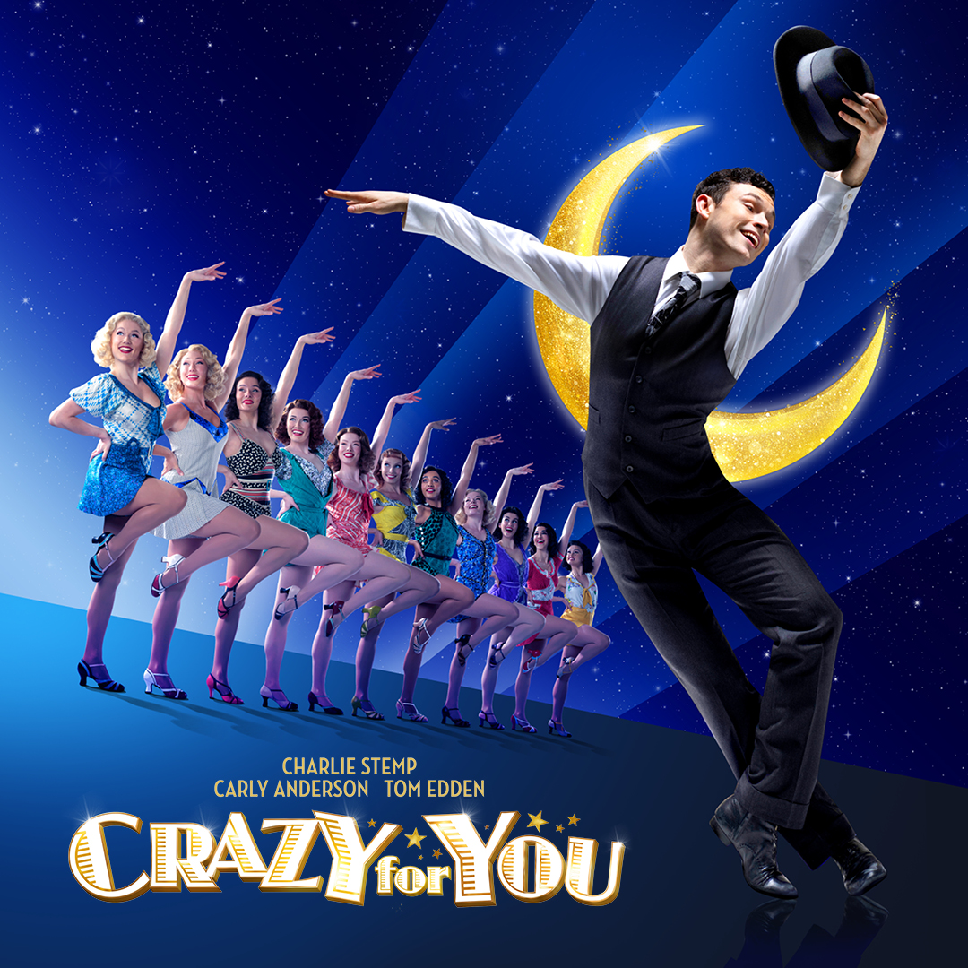 CrazyForYouLDN's tweet photo. To celebrate our #OpeningNight, here's an exclusive first look at our BRAND NEW #CrazyForYouMusical artwork. ✨ https://t.co/vpxpXKuJbV