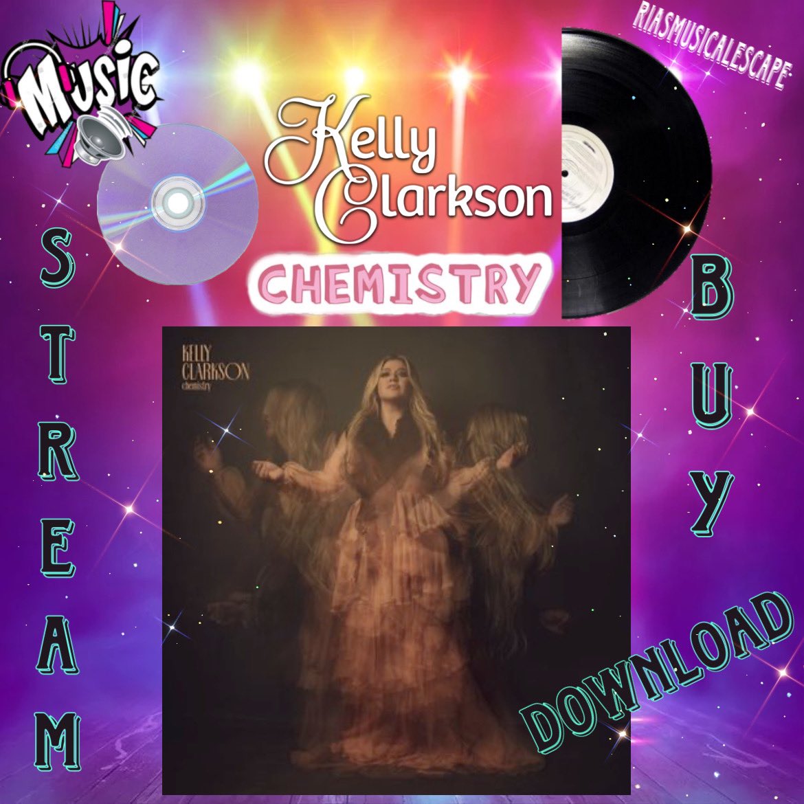 Whether your a fan of <a href="/kellyclarkson/">Kelly Clarkson</a> or not,  you need to stream, download &amp; buy her new album Chemistry! This is a phenomenal body of work and you will not be disappointed. “Music is the voice of the soul.” #KellyClarkson #Chemistry #KellyClarksonChemistry #NewAlbum