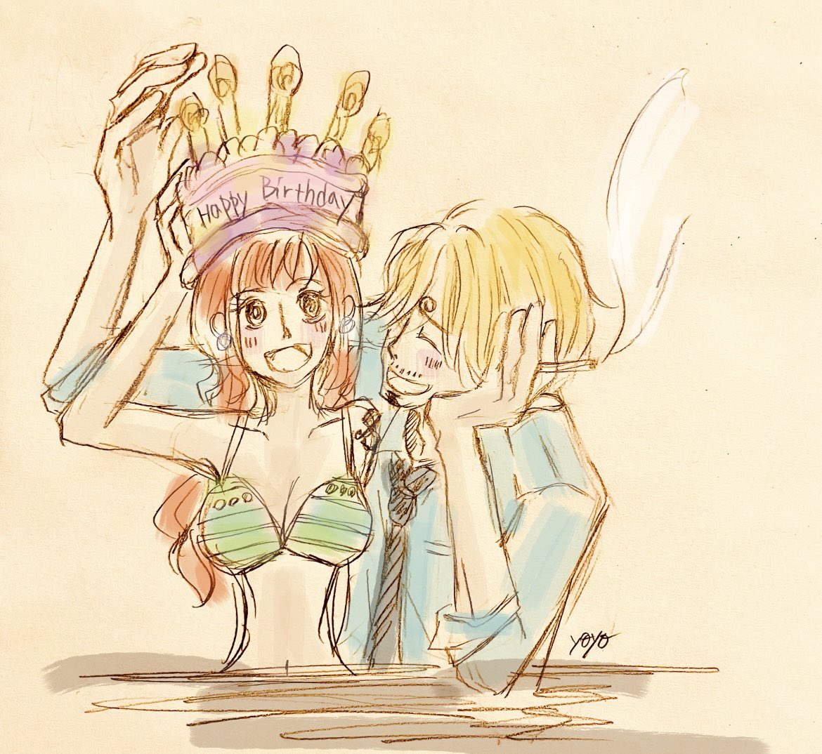chacka_cafe's tweet photo. #ナミ誕生祭2023 
#ナミ生誕祭2023 
#サンナミ https://t.co/xl1sxUKlEy