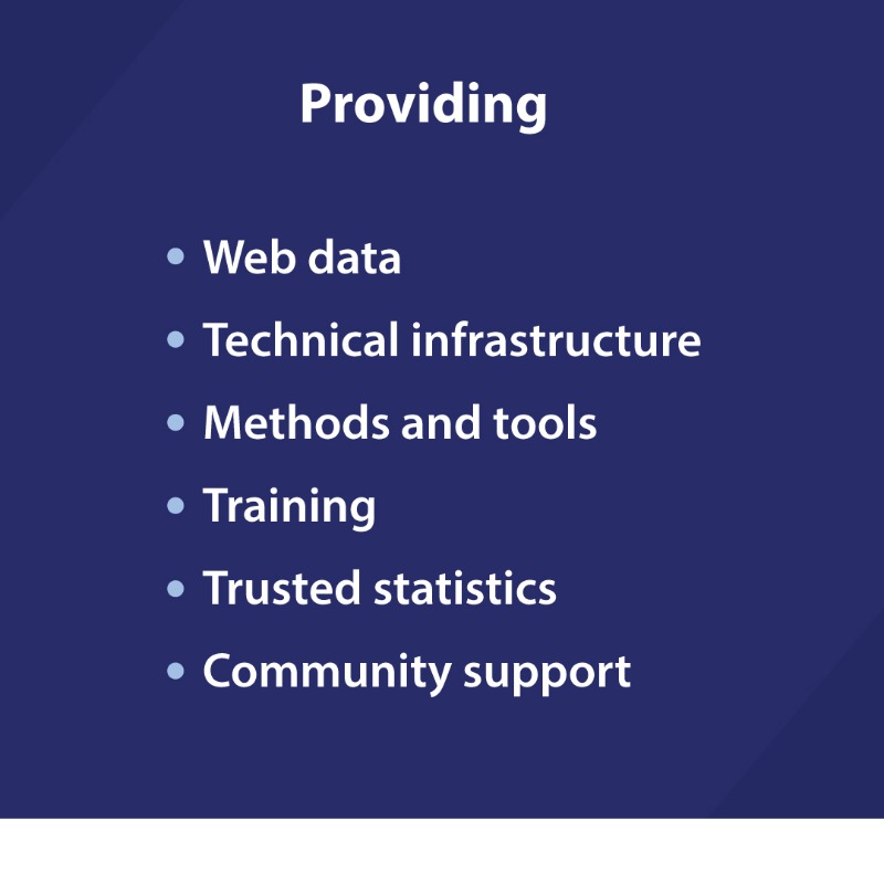 EU_Eurostat's tweet photo. 🚨🚨 Introducing the 🆕 Eurostat Web Intelligence Hub (WIH)! 

This exciting new resource will provide building blocks for harvesting information from the Web to produce #statistics. 📊

Learn more🔎https://t.co/iPgDqn5GBB

#DataScience #BigData #ESSnet