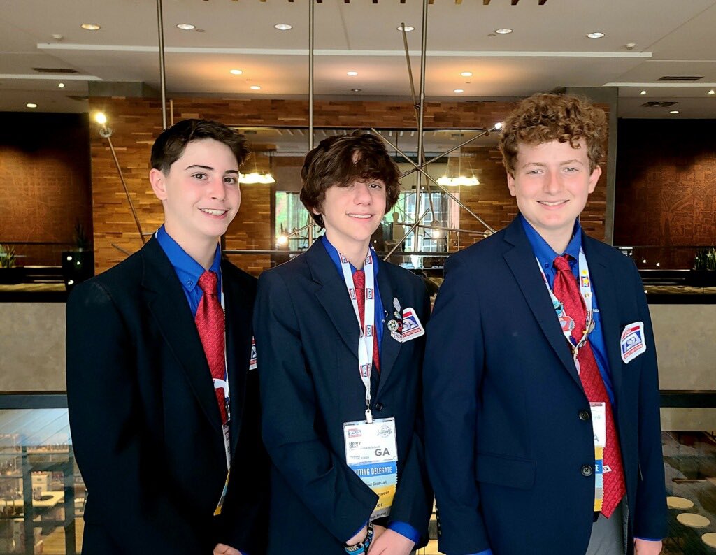 Rising freshman competed @ the National TSA Conference with over 8,000 competitors &amp; placed in the Top 10 for Off the Grid and Data Science. <a href="/georgiaTSA/">Georgia TSA</a> <a href="/CVHS_CTAE/">CVHS Career Tech</a> #forevertsa