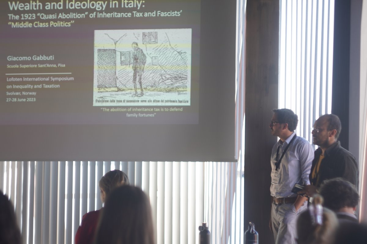 Roberto__Iacono's tweet photo. After the coffee break, the #LISIT2023 continued with a session on “Wealth transfers and inheritances” that was chaired by @MorelliSal and included presentations by @GGabbuti, @isabelmicom, and @Elhalvorsen. 4/N https://t.co/6KqXlhgUtV