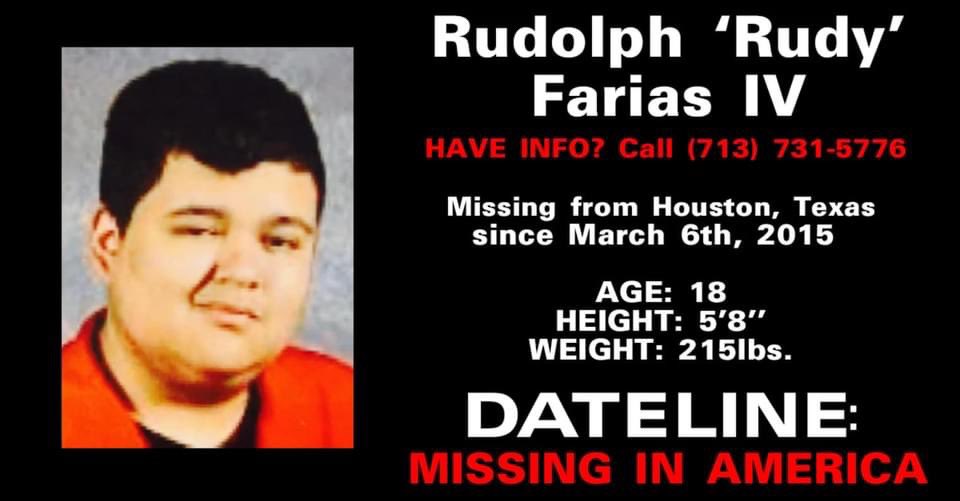 901Lulu's tweet image. This is definitely a miracle. Rudolph ‘Rudy’ Farias has been found after he was missing for 8 years. He left his home in Houston, Texas (at age 17) to take the dogs for a walk in 2015 and never returned. Apparently some good Samaritans found him outside of a church the other day.…