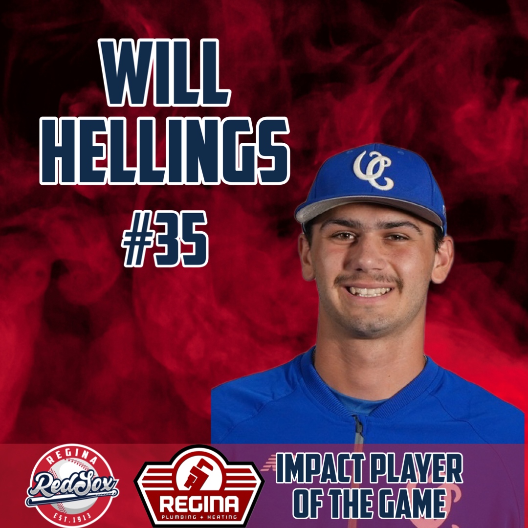 Last night’s Player of the Game was Will Hellings. Will pitched 4 innings with 3 strike outs, 2 hits, 0 walks and 0 runs.