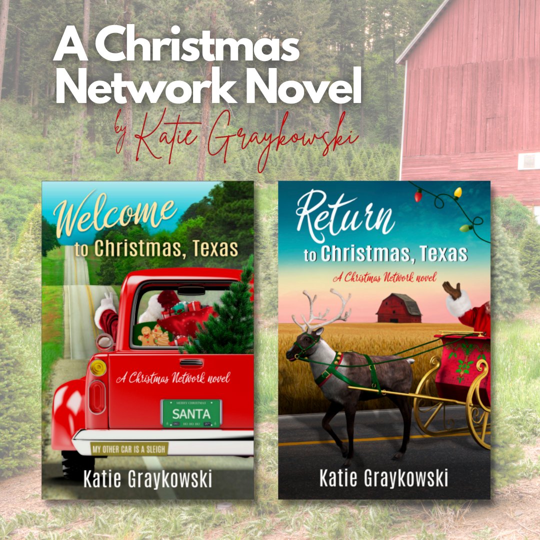 Katiegraykowski's tweet photo. It’s halfway to Christmas! 🎄To celebrate, let’s talk about my holiday series, A CHRISTMAS NETWORK NOVEL...and it's on sale!

🎄Want to get in the holiday spirit? Download the series for HALF OFF today! https://t.co/46JNPvit9w https://t.co/tRfIjTnbBZ