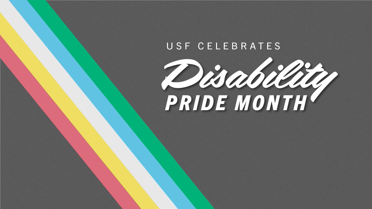 USouthFlorida's tweet photo. #USF is proud to recognize July as #DisabilityPrideMonth.

Across our campuses, Student Accessibility Services promotes accessible education, meaningful self-advocacy, awareness of disability issues, and inclusiveness for the USF community. 

Learn more ➡️ https://t.co/GWsk8SU7rr https://t.co/kgQhU6o8fI
