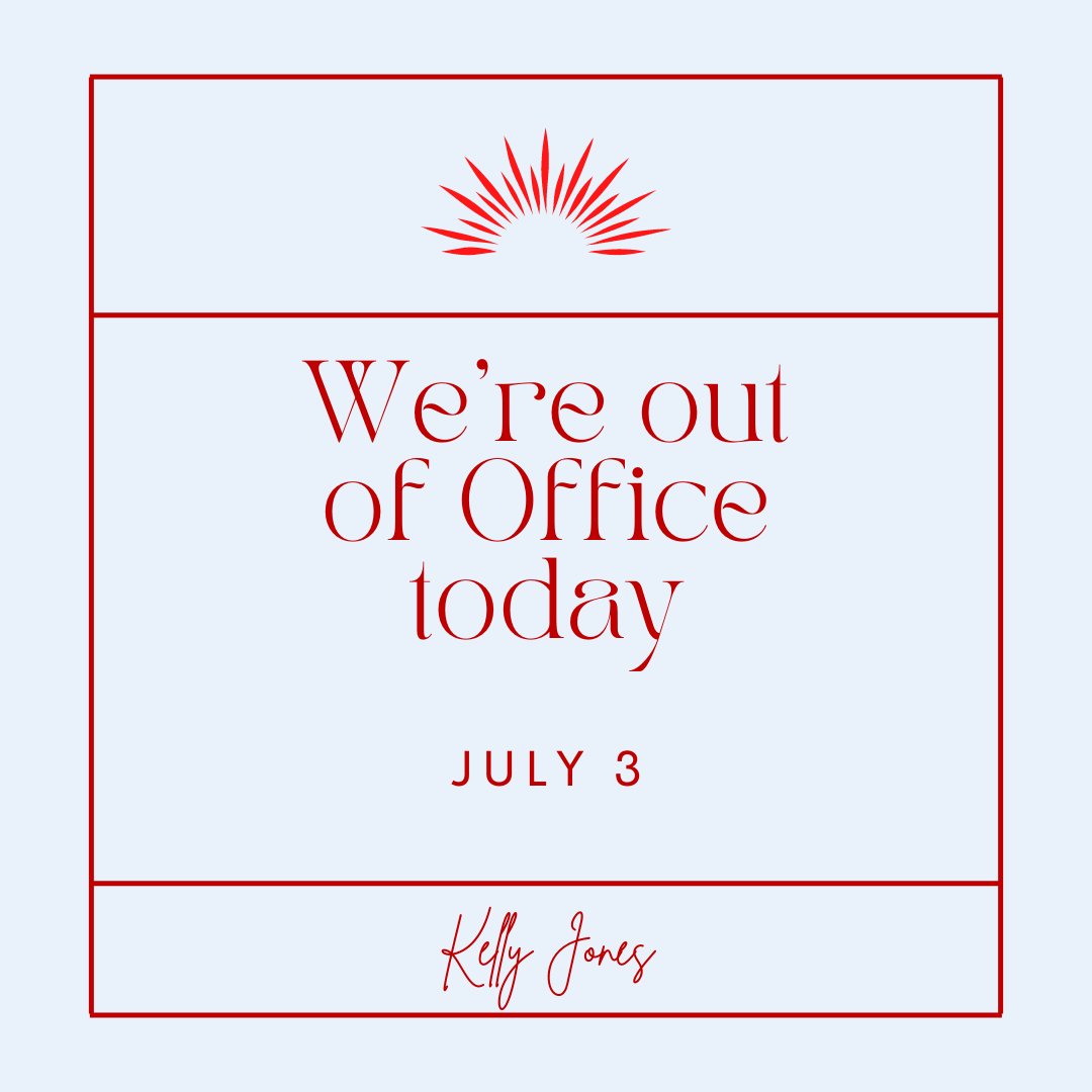 2kjoKelly's tweet photo. 🌟Embrace the red and white spirit, as the Canada Day long weekend is here! 🎉 We want to inform you that our office will be closed today. Enjoy the weekend filled with fun, relaxation, and pride in our great nation! #CanadaDayLongWeekend #OfficeClosure 🍁🎇 https://t.co/Jp8hU9HUmV