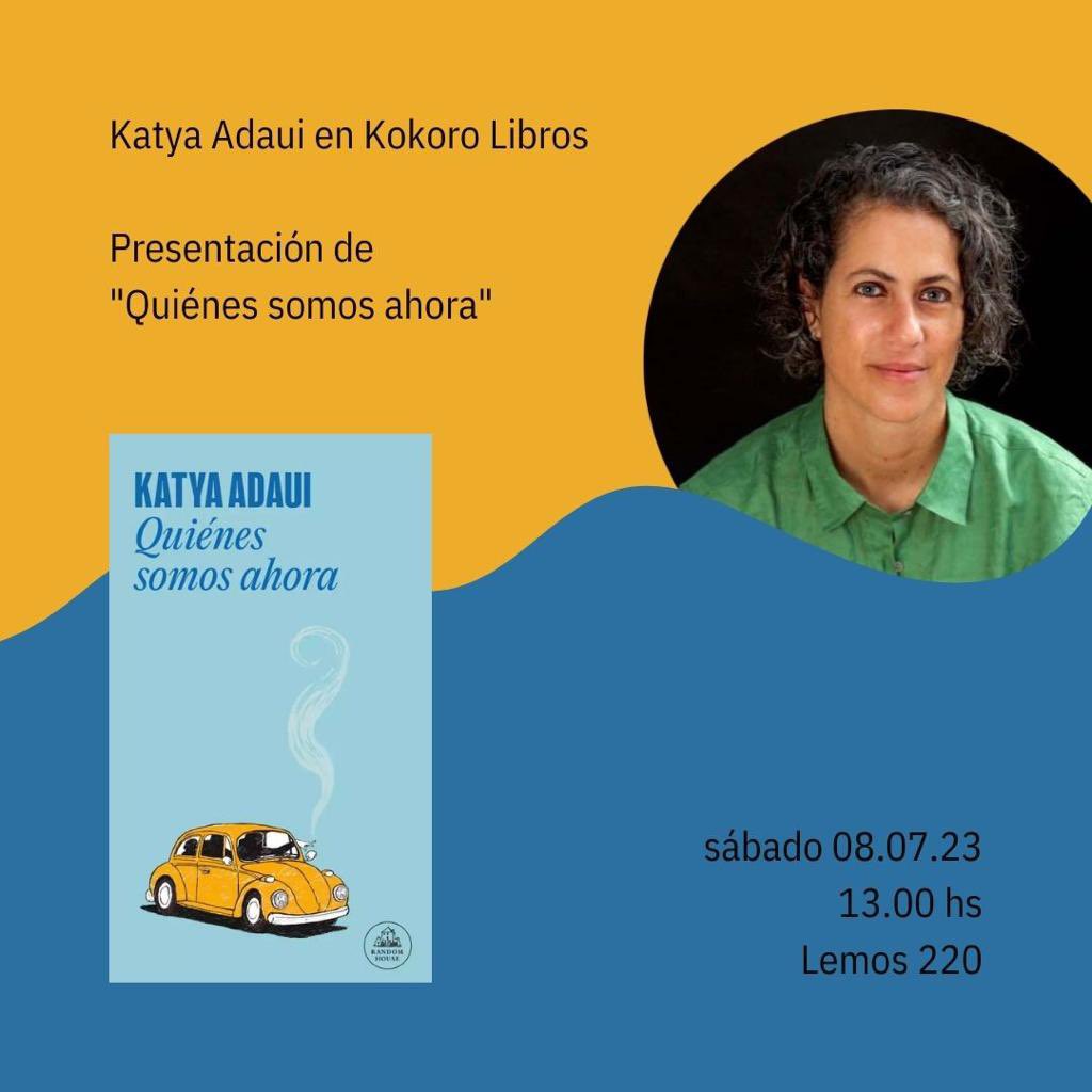 🇦🇷Queridos tod@s en Buenos Aires, este sábado 8, presento mi novela “Quiénes somos ahora” en la librería <a href="/KokoroLibros/">Kokoro Libros 💚🌈💜</a> de Chacarita. Es a la 1 p.m. porque la librería nos invita almuerzo y traguito. La presentaremos brindando en un brunch íntimo. Les esperamos en Lemos 220. ❤️📚