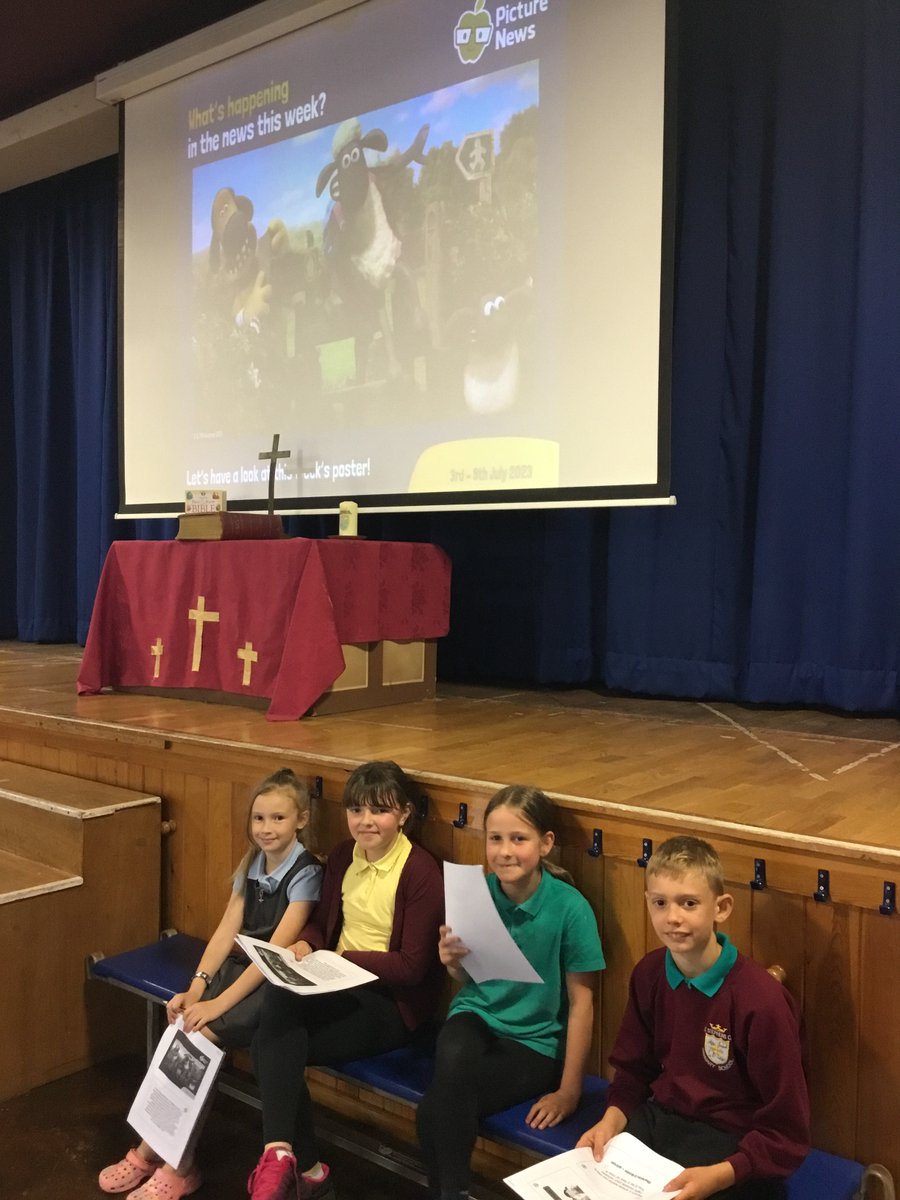 Some of our Picture News Pioneers ready to lead our Worship today. @helpPicture #countrysidecode #shaunthesheep #MutualRespect