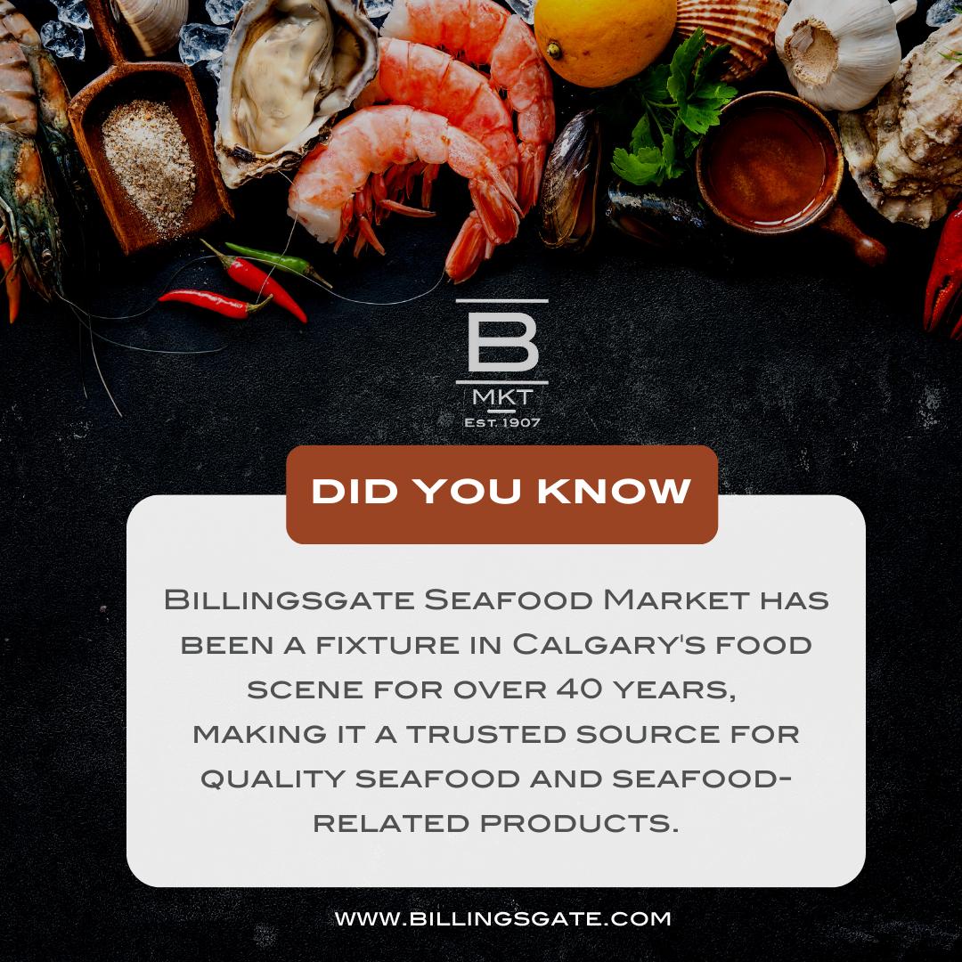 bfallwell's tweet image. 🤝✨ Billingsgate Seafood Market: A Calgary staple for 40+ years  Trustworthy source for quality seafood and seafood products.

🌊🏊‍♀️ Dive into their ocean of delicious offerings!
