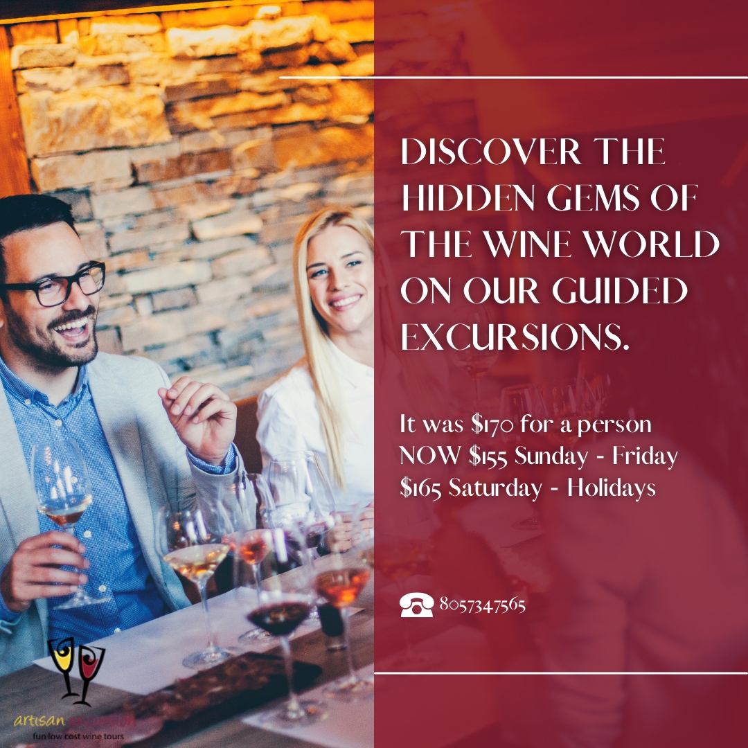artisanwinetour's tweet photo. 🏞️ Treat your loved ones to an unforgettable experience with Solvang's #wine tours.

Artisan Excursion Wine Tours offers a unique blend of #wine tasting, vineyard exploration, and quality time with your favorite people. Cheers to that! 🥂

Get in touch with us today! https://t.co/oayoriZH4O