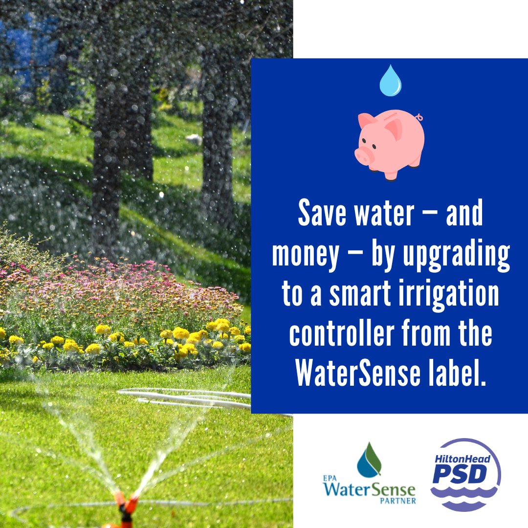 hiltonheadpsd's tweet image. July is Smart Irrigation Month! 

Visit our WaterSense Partner’s website to get smart about watering:
bit.ly/3oBJRGy 

#SmartIrrigationMonth #WaterSensePartner #SprinklerSystem #Landscaping #YardMaintenance
