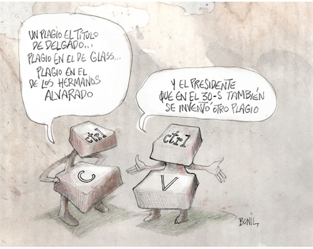 bonilcaricatura's tweet photo. Hablando de “plagios”, recuerdo este dibujo de enero 2013 cuando el que hoy vocifera por un supuesto plagio en la tesis de la fiscal Diana Salazar, en aquel entonces hasta envió una carta exigiendo q me disculpara por el dibujo.🥴😉 https://t.co/T7wjARGZAg