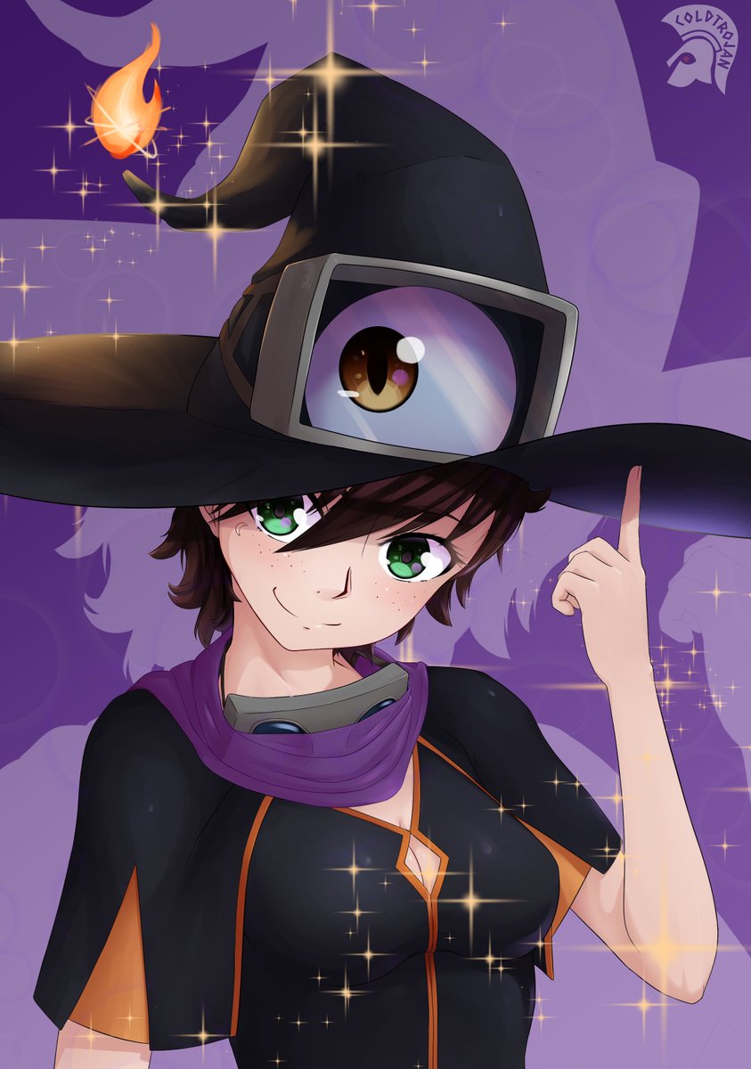 Portrait of Keiko, I should really do one for the rest of the team. Pira doesn't even have one..