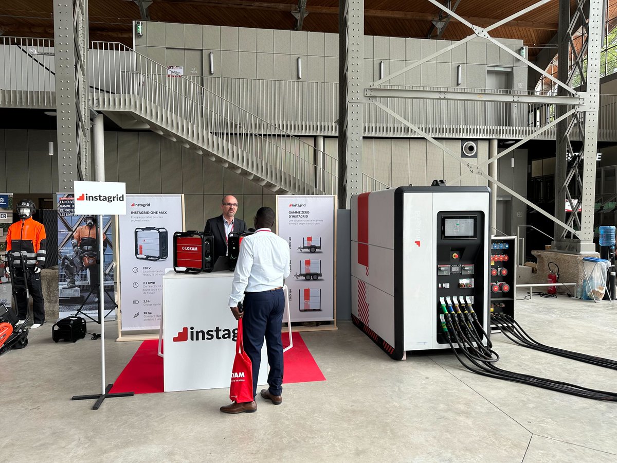 🎉 Impactful event in Paris at Loxam Day last week! 💪 Clean mobile energy and portable power were on the spotlight. Thanks for the great partnership <a href="/GroupeLOXAM/">LOXAM FRANCE</a>. Exciting times ahead! 🙌 #instagridpower #greenenergy #rencontressecuriteloxam #portablepower #greenenergysolutions