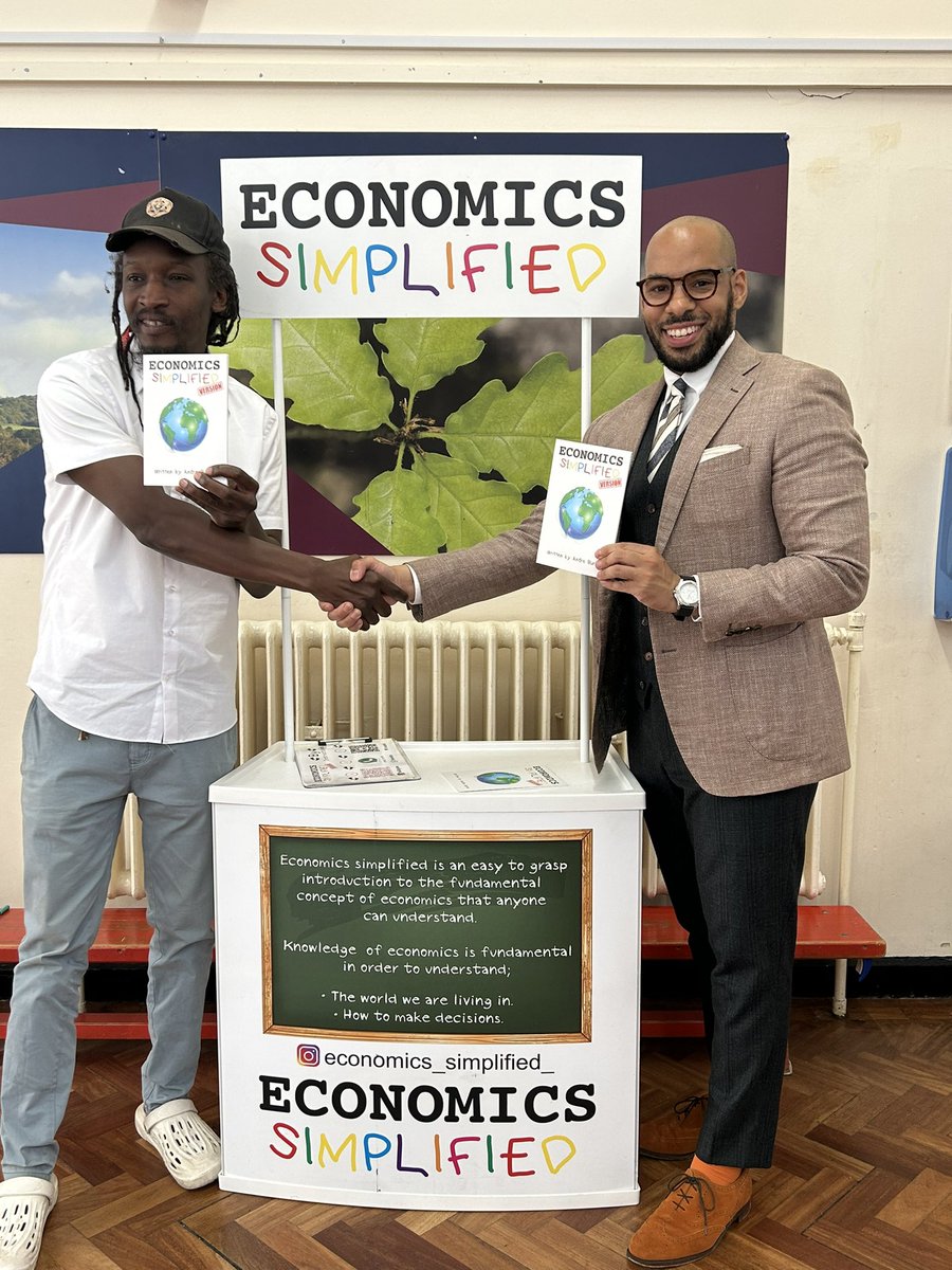 It was a pleasure to have Andre Burke (ex-pupil) in school today to deliver his Economics Simplified workshop to our Year 6 pupils.