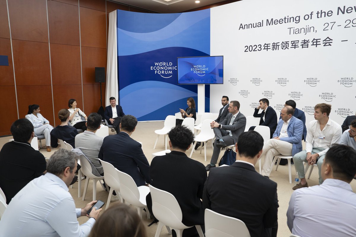 PraavaHealth's tweet image. "Entrepreneurship: The Driving Force of the Global Economy" was the theme at #ANMC23 in Tianjin. Praava CEO @sqsinha moderated a "Conversation with Leaders" featuring @bonnieyychan, Co-COO of @hkex, and @nasdaqmccooey, Vice-Chairman of @nasdaq. #SummerDavos