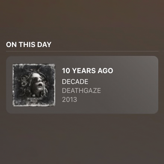 JROCK_NEWS's tweet photo. Our music player reminds us that it has been a decade since DEATHGAZE released the album "DECADE", its 10th anniversary best-of album.
#jrocknews #jrock #visualkei #v系 #deathgaze #plex #plexamp @DEATHGAZE_Info @AI_DARRELL @WILD_DEATHGAZE @ZzzDeath @DrumsNaoki https://t.co/IYpNFEeP3u