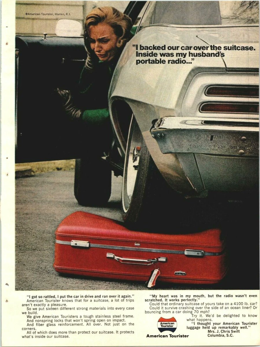 adland's tweet photo. Backing up #vintageads #adlandthrowback https://t.co/W7UnLz4rup