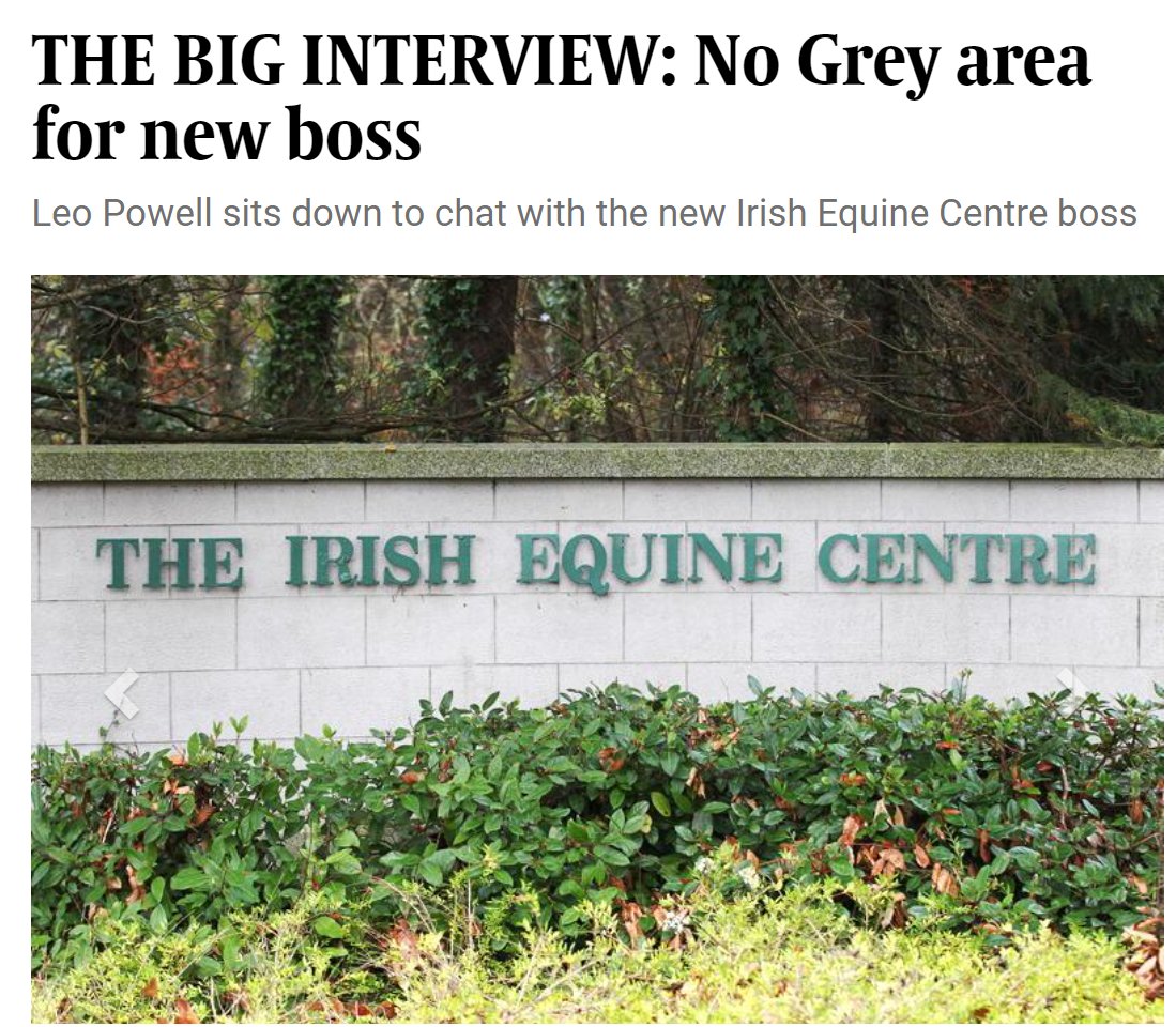 Thank you <a href="/TheIrishField/">The Irish Field</a> for exclusive interview with our new CEO Debbie Grey as we celebrate the 40th anniversary at the Irish Equine Centre this year 

Click on the link below for the full article **

theirishfield.ie/the-big-interv…
