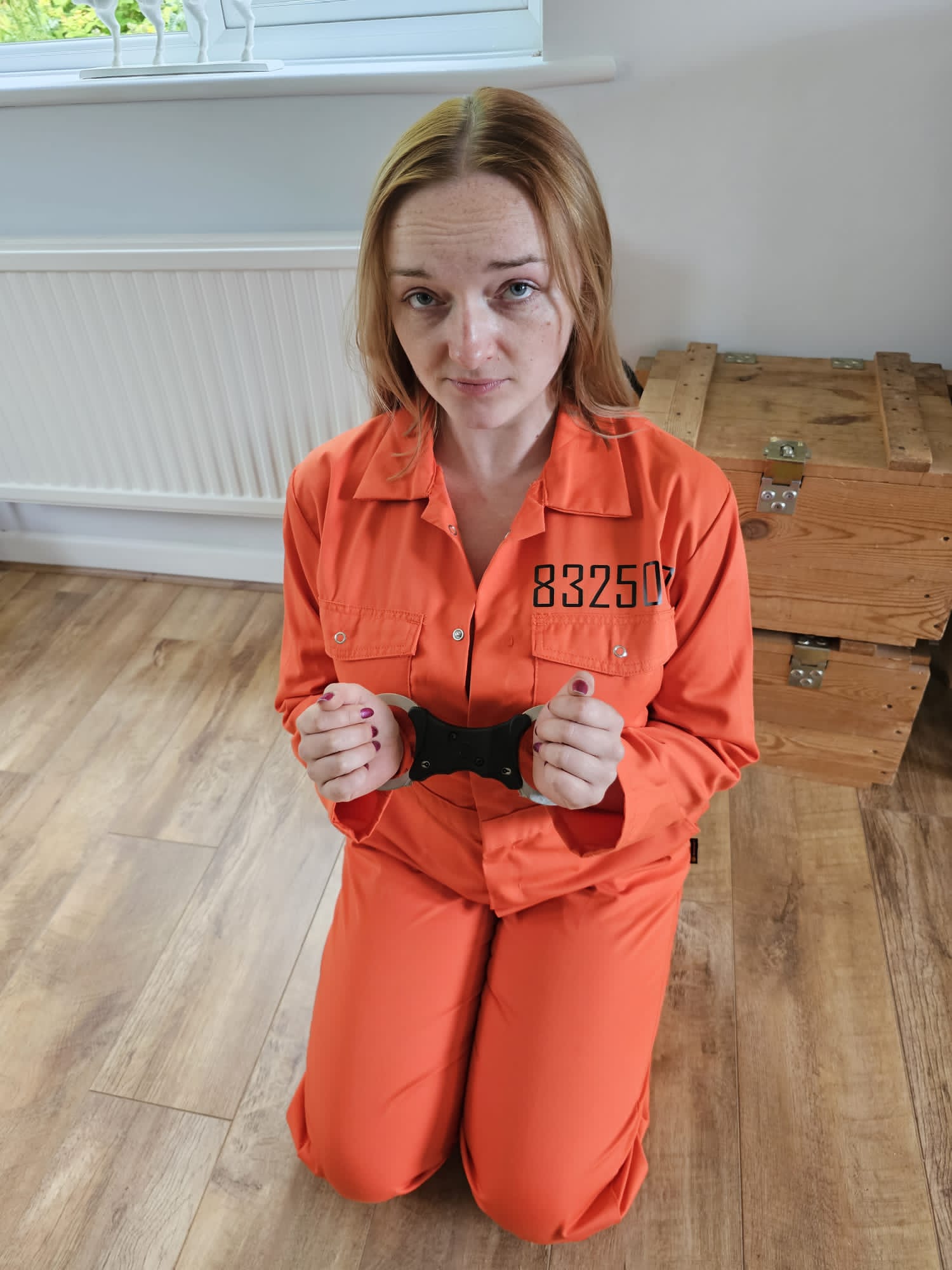Prisoner Orange Jumpsuit With Neck Collar Restraining / BDSM / Prison /  Fetish / Imprisonment / Bondage / Leather Collar / for Inmate ABDL - Etsy