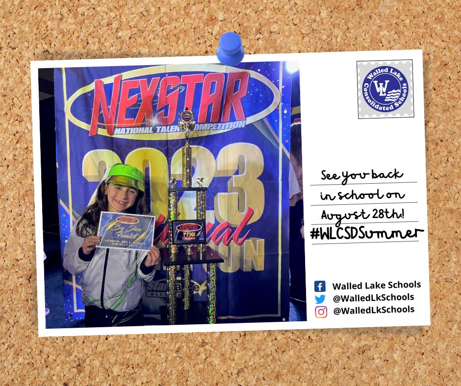 WalledLkSchools's tweet photo. Congrats to Dublin's Rylee M. on winning the national championship with her dance team at the Nexstar National Talent Competition! 🏆

Show us how you're spending your summer break for a chance to be featured on our social media! Send your photos to info@wlcsd.org ☀ #WLCSDSummer https://t.co/WvCn6AUovu