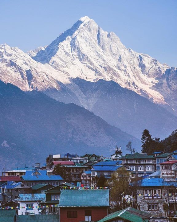Akansshaaaa's tweet photo. Lukla Nepal!! https://t.co/7w6w3bqrFS