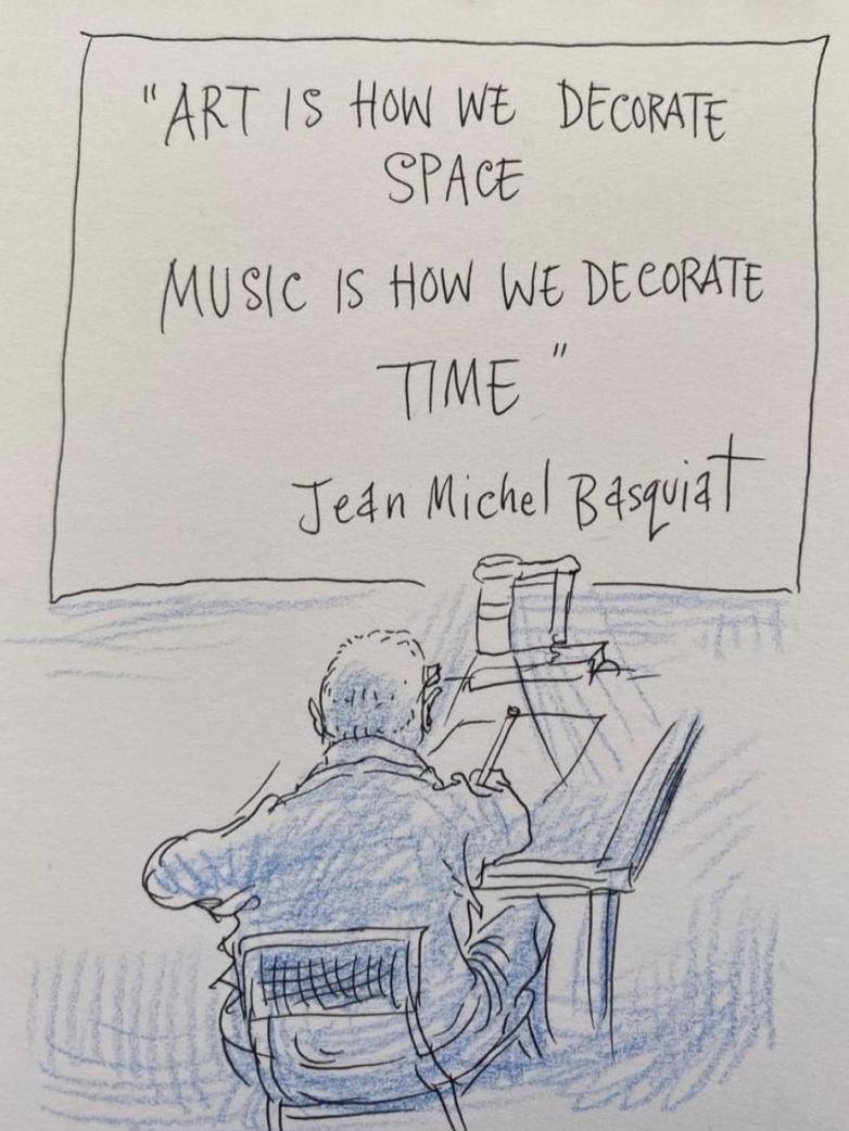 The quote of the day is courtesy of the renowned artist Jean-Michel Basquiat.