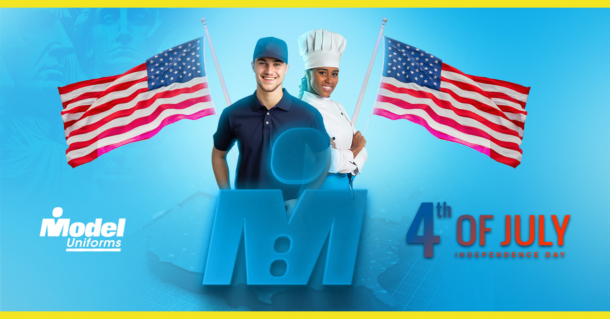 Keep the American spirit alive by honoring our great country. Happy #4thofJuly from Model Uniforms! 🇺🇸