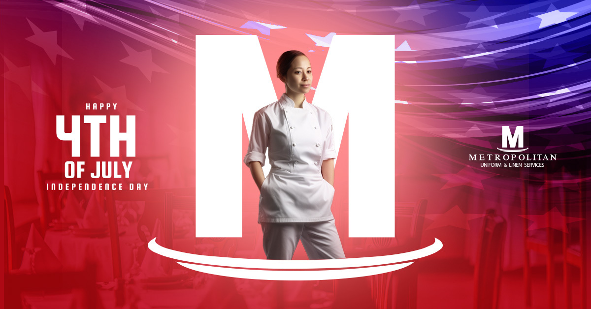 Time for BBQ, fireworks, and showing our pride in America. Happy #4thofJuly from Metropolitan Linen! 🎆