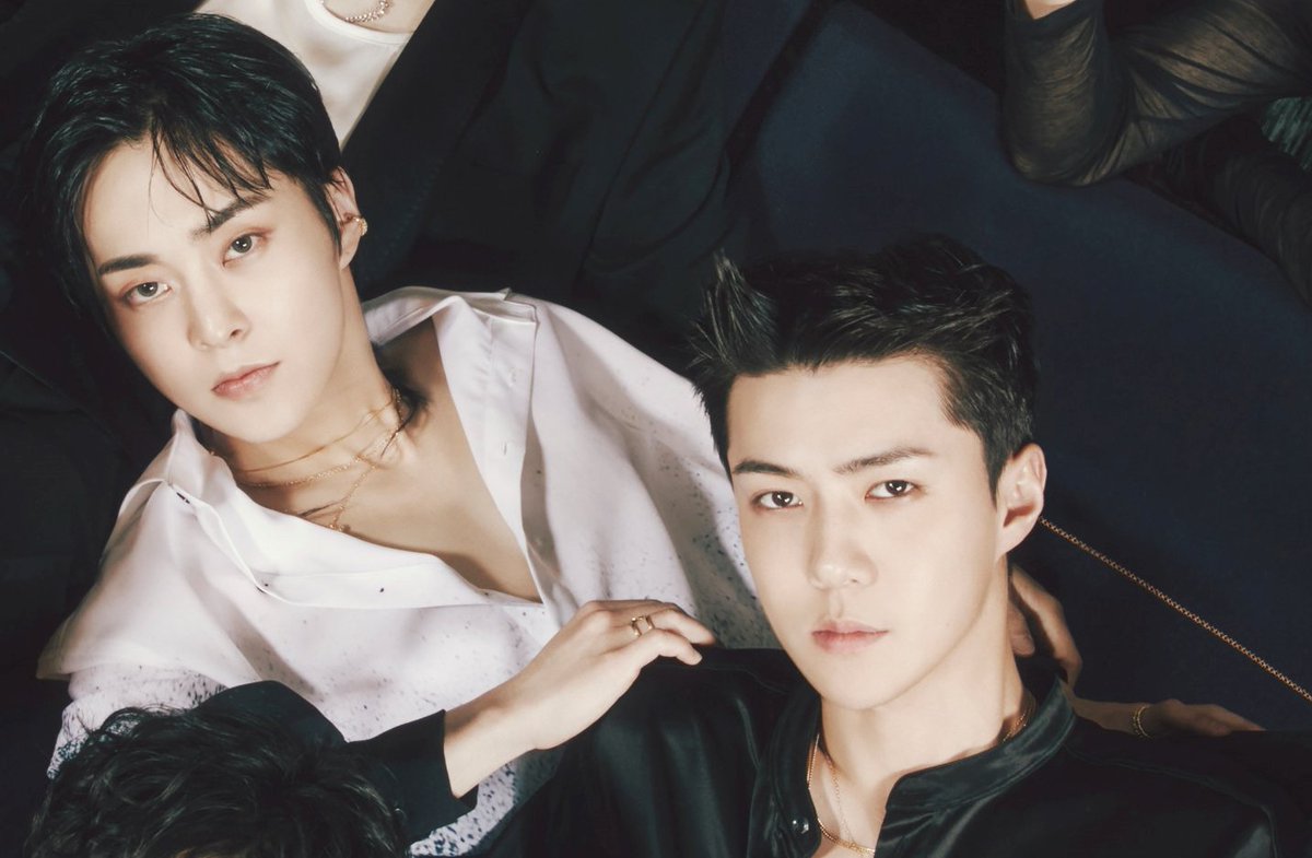 exosexiu's tweet photo. 【EXO The 7th Album 'EXIST'】
EXO 'CreamSoda' Teaser Image
🧡🐥🐱💙
무려 타이틀 곡 티저에서 미는 세슈라니요!
🐥이 너른 직각 어깨에 🐱이 손까지 갓벽👨‍❤️‍👨
#세슈 #SEXIU #フンシウ

🗣️세슈 얼굴합이 美치셨어요😍
역시 공식이 뿌리는 세슈는 천상의 맛😇 https://t.co/8CBWEyw0QW