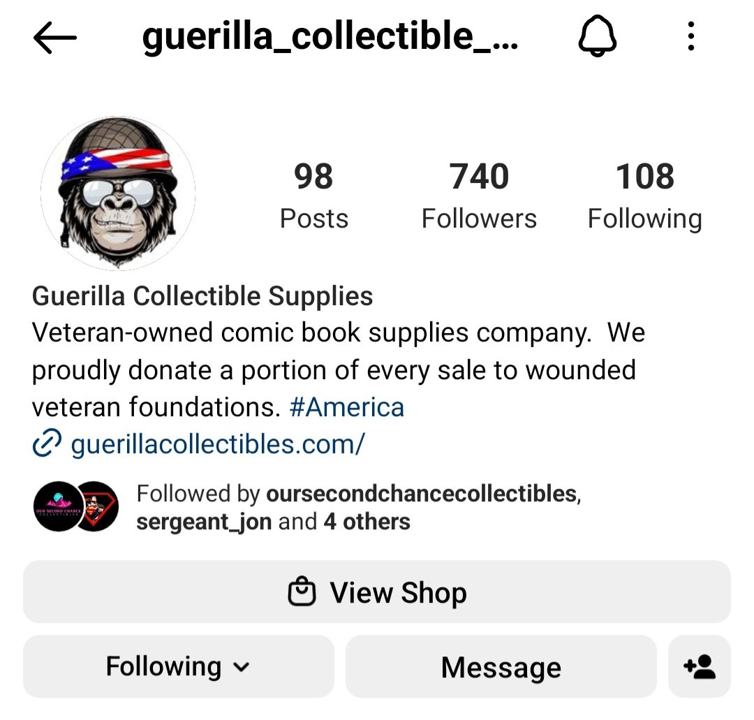 keyngdomcomics's tweet photo. If you are in Houston &amp; in need of supplies, check out my guerilla buddies. Great discounts on bulk. Just visit the website or DM   their IG for more info!

IG @guerilla_collectible_supplies

#supportlocalbusiness 
#comicsupplies #houstoncomics https://t.co/N0sc0DAcek
