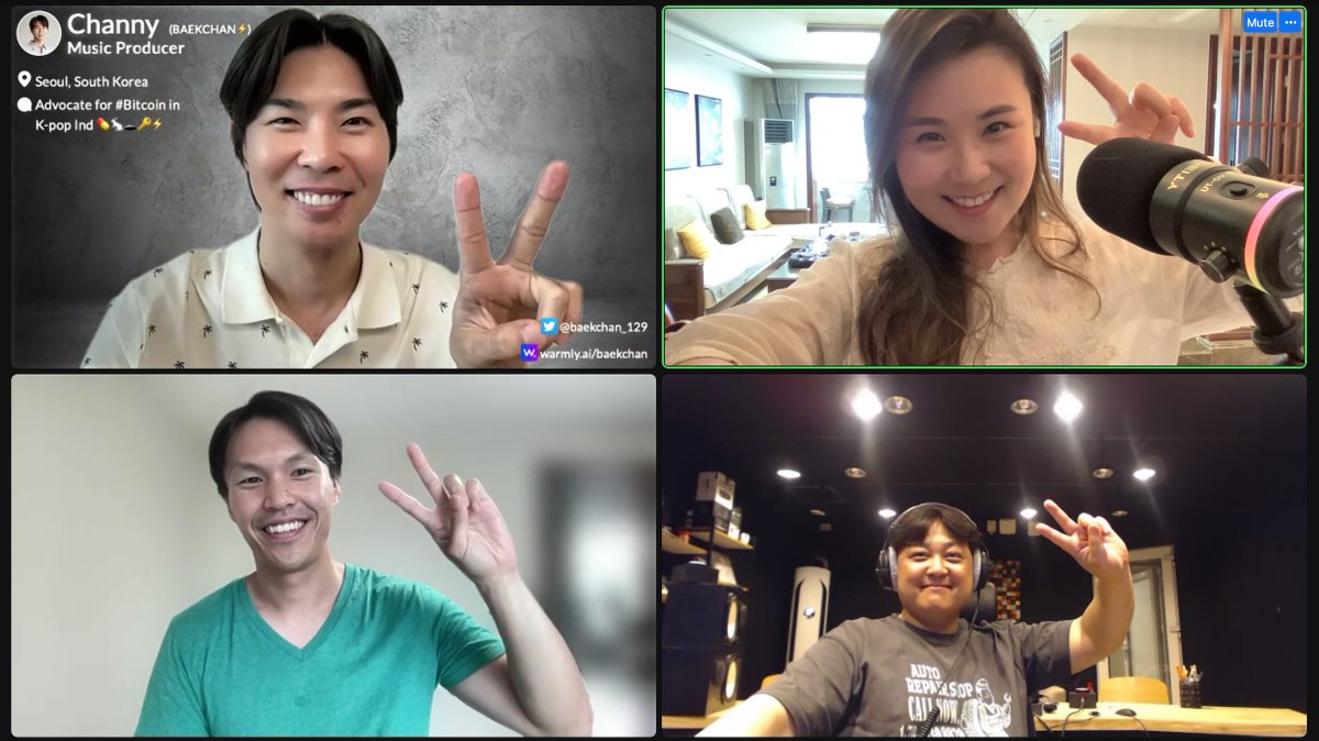 BAEKCHAN⚡️ (@baekchan_129) on Twitter photo A day of personal triumph! We've nailed the first recording of our project. Shoutout to Vivian (<a href="/btcviv/">btcviv</a>), the #Bitcoin enthusiast & host of <a href="/LifewBitcoin/">Life with Bitcoin Podcast</a>, for gracing us with her incredible talent. Seriously, with two 'v's in her name, her voice was destined to be beautiful. 🧔🏻♂️ A day of personal triumph! We've nailed the first recording of our project. Shoutout to Vivian (<a href="/btcviv/">btcviv</a>), the #Bitcoin enthusiast & host of <a href="/LifewBitcoin/">Life with Bitcoin Podcast</a>, for gracing us with her incredible talent. Seriously, with two 'v's in her name, her voice was destined to be beautiful. 🧔🏻♂️