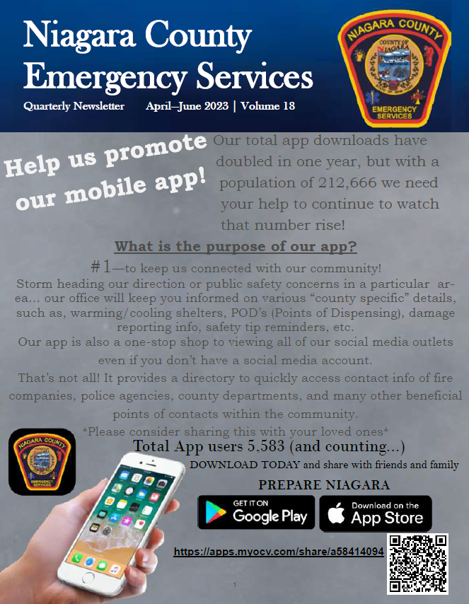 NiagaraCountyES's tweet photo. Niagara County Emergency Services Newsletter https://t.co/ov15gbOrTC https://t.co/5FqraEmdVp