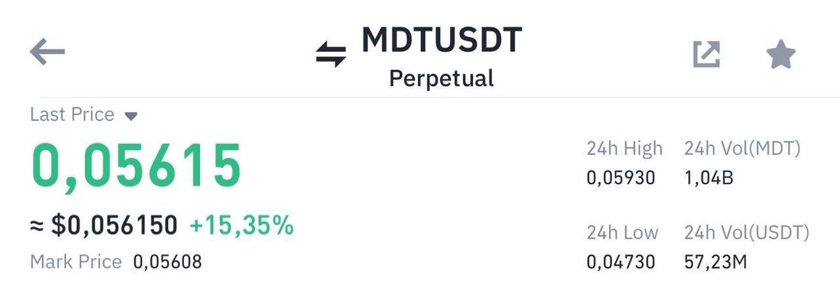 #MDT is listed AI tokens + China coins . It will be pumped hard anytime 🚀, It's a hidden Gem . Buy and hold in few days .... 🦾🦾