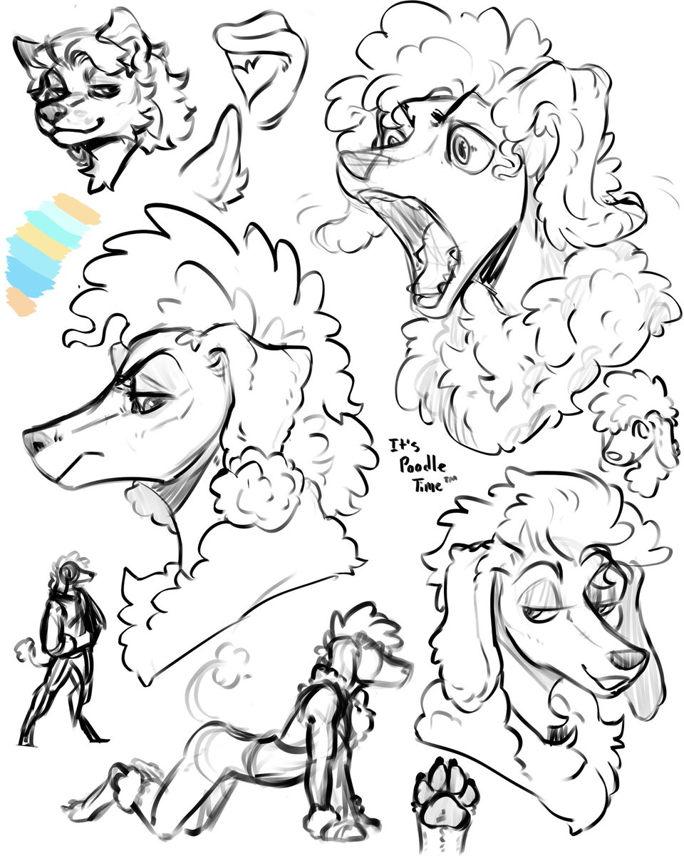 Trying out a new brush from <a href="/tzarVOLVER/">tzarVOLVER @ FWA</a> and it’s so good for sketching 🤤
